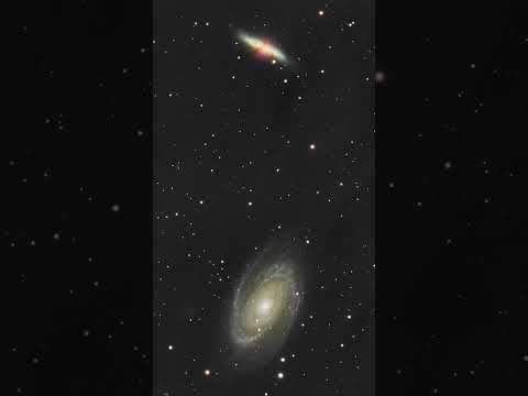 Bode&#039;s and Cigar Galaxies #shorts